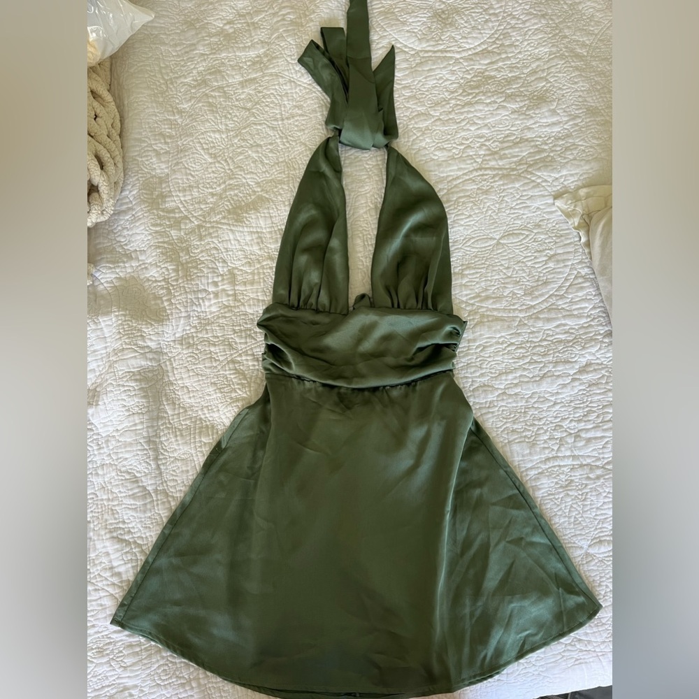 Lucy in the Sky satin mini dress